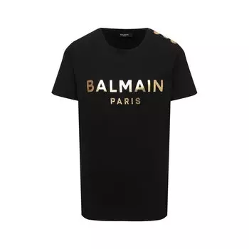 Хлопковая футболка Balmain