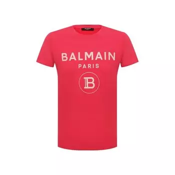 Хлопковая футболка Balmain