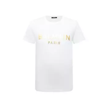 Хлопковая футболка Balmain
