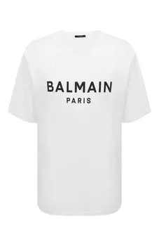 Хлопковая футболка Balmain