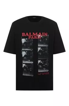 Хлопковая футболка Balmain