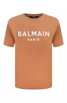 Хлопковая футболка Balmain