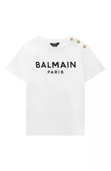 Хлопковая футболка Balmain