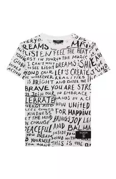 Хлопковая футболка Balmain