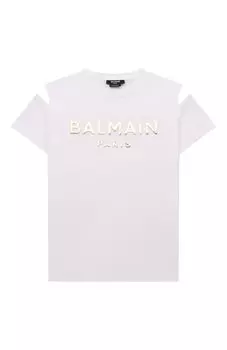 Хлопковая футболка Balmain
