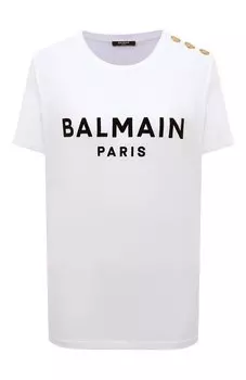 Хлопковая футболка Balmain