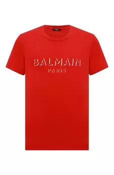 Хлопковая футболка Balmain