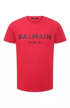 Хлопковая футболка Balmain