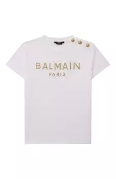 Хлопковая футболка Balmain