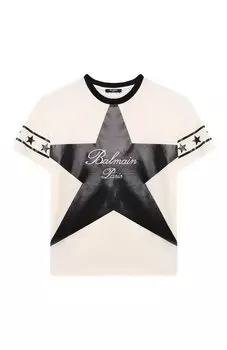 Хлопковая футболка Balmain