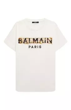 Хлопковая футболка Balmain
