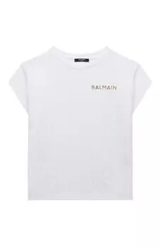 Хлопковая футболка Balmain