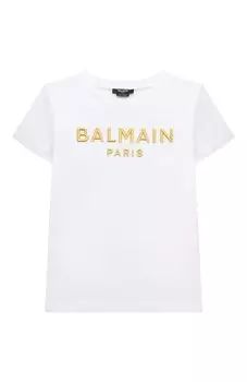 Хлопковая футболка Balmain