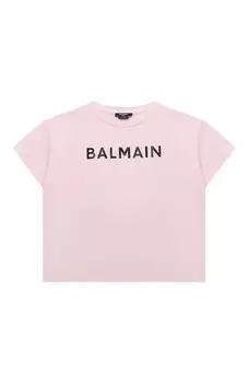 Хлопковая футболка Balmain