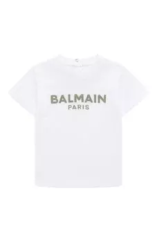 Хлопковая футболка Balmain