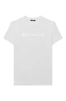 Хлопковая футболка Balmain