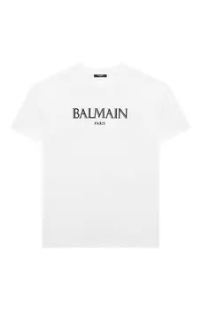 Хлопковая футболка Balmain