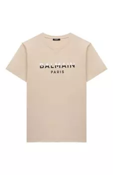 Хлопковая футболка Balmain