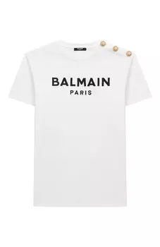 Хлопковая футболка Balmain