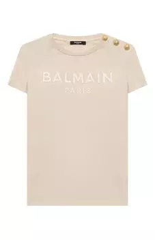 Хлопковая футболка Balmain