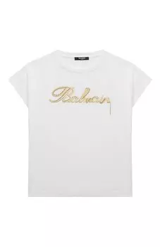 Хлопковая футболка Balmain