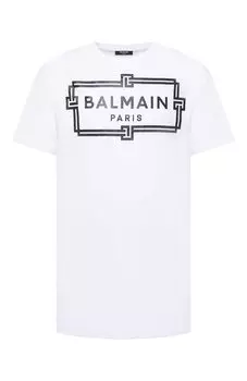 Хлопковая футболка Balmain