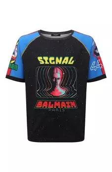 Хлопковая футболка Balmain