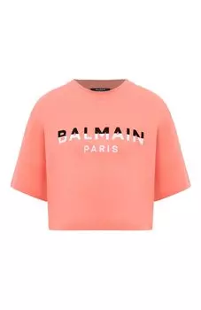 Хлопковая футболка Balmain