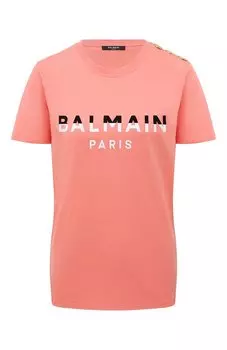 Хлопковая футболка Balmain