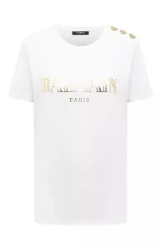 Хлопковая футболка Balmain