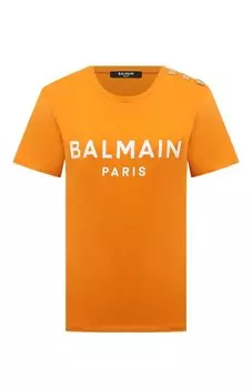 Хлопковая футболка Balmain