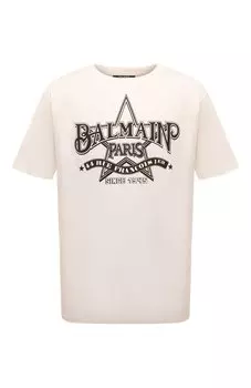 Хлопковая футболка Balmain