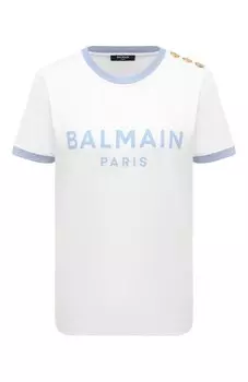 Хлопковая футболка Balmain