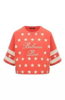 Хлопковая футболка Balmain