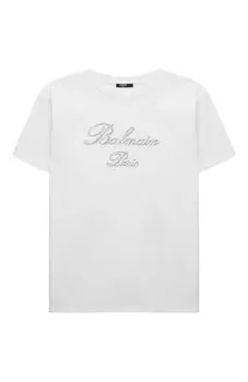 Хлопковая футболка Balmain