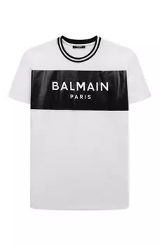 Хлопковая футболка Balmain
