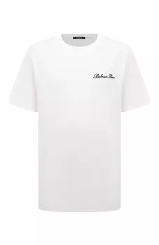 Хлопковая футболка Balmain