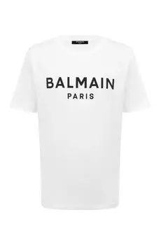 Хлопковая футболка Balmain