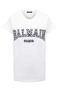 Хлопковая футболка Balmain