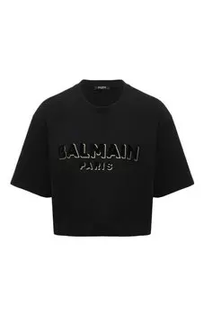 Хлопковая футболка Balmain