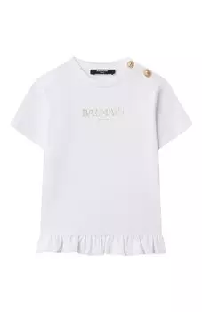 Хлопковая футболка Balmain