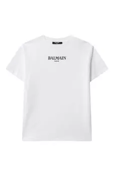 Хлопковая футболка Balmain