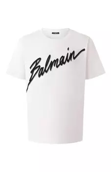 Хлопковая футболка Balmain