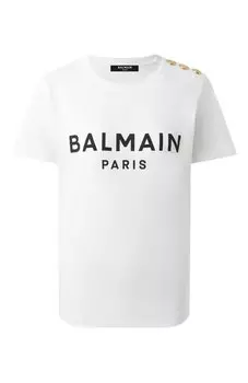 Хлопковая футболка Balmain