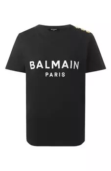 Хлопковая футболка Balmain