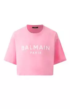 Хлопковая футболка Balmain