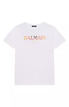 Хлопковая футболка Balmain