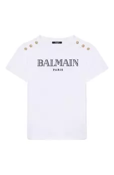 Хлопковая футболка Balmain