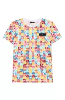 Хлопковая футболка Balmain