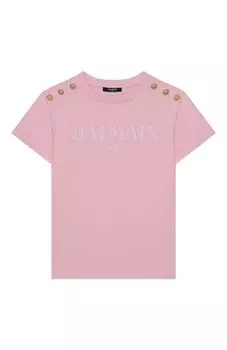 Хлопковая футболка Balmain